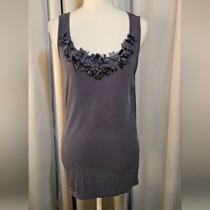 Ann Taylor Blue/Gray Tank Size:  X-Large